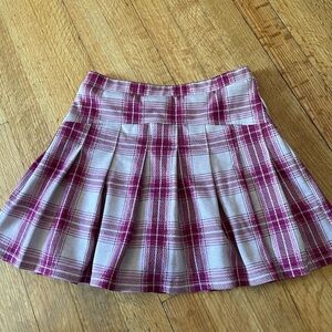 Plaid skort